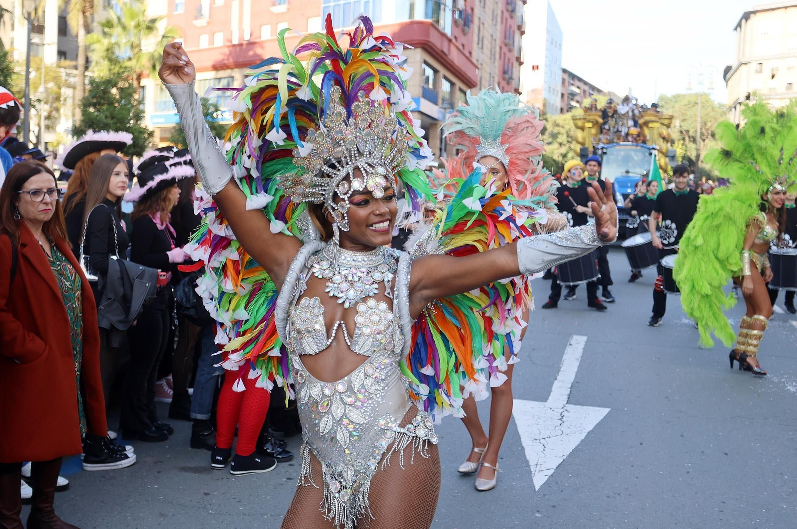 Imágenes de la cabalgata del Carnaval Colombino 2024
