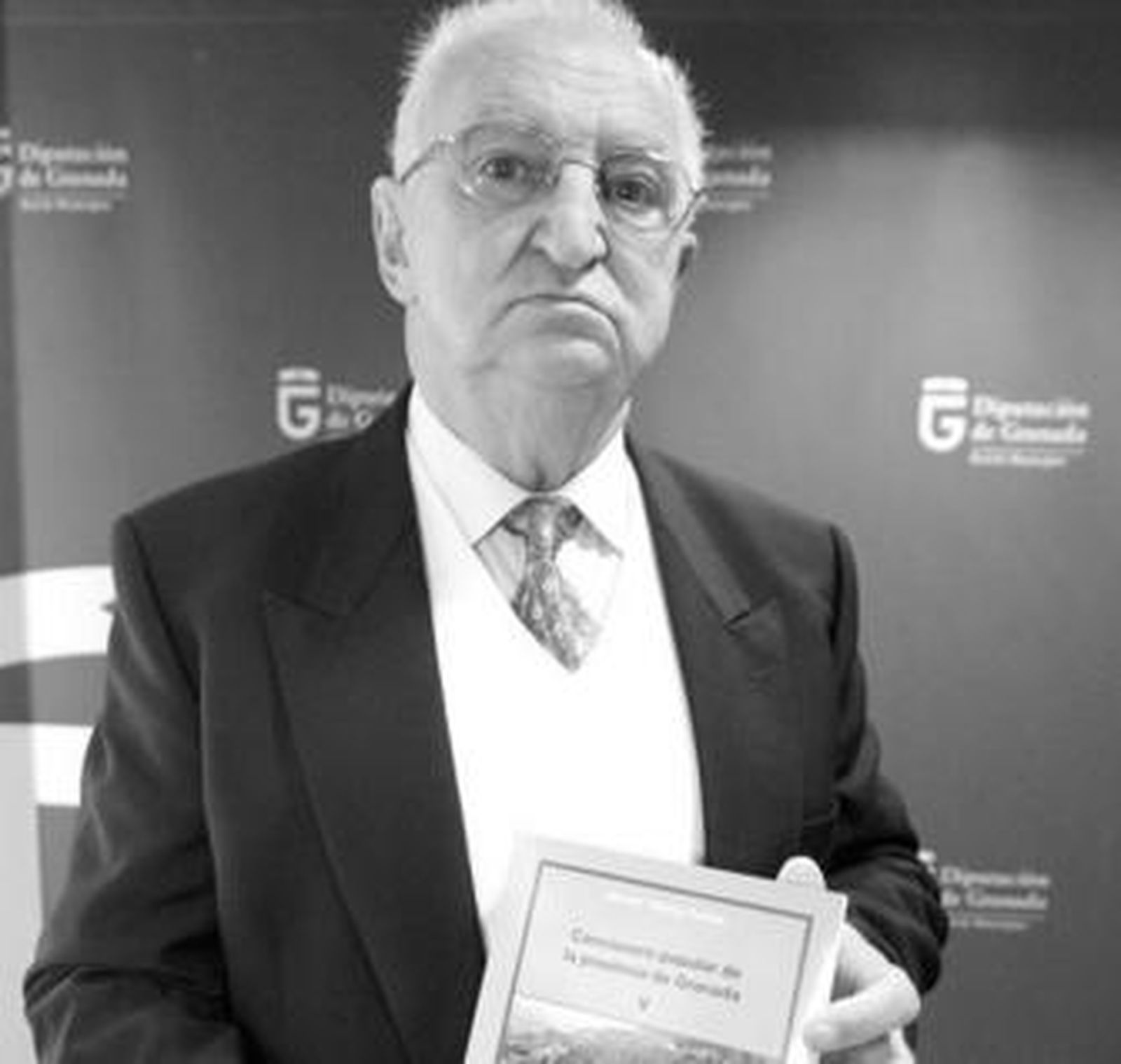 Tejerizo, ayer en Diputación, en la presentación de su libro.