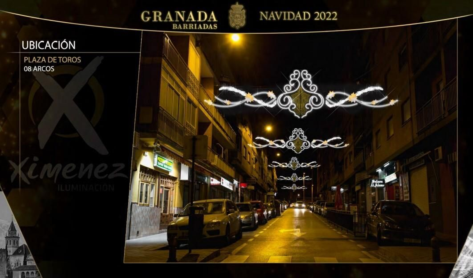 Estas son las luces de Navidad de los barrios de Granada, calle por calle