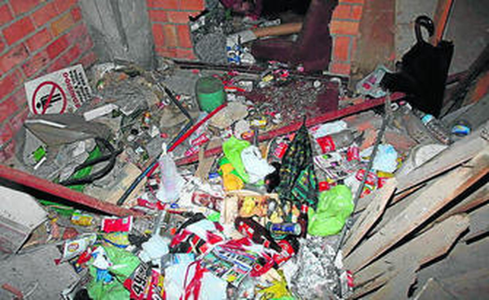 Instantánea tomada ayer del interior de este local.