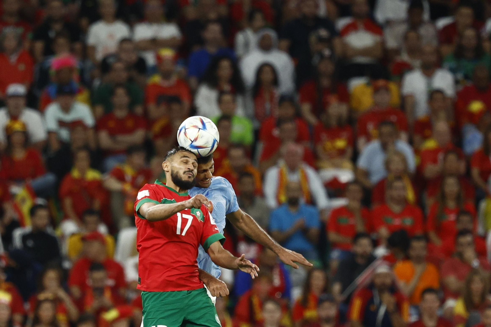 Fotos del Marruecos-España en octavos del Mundial de Qatar