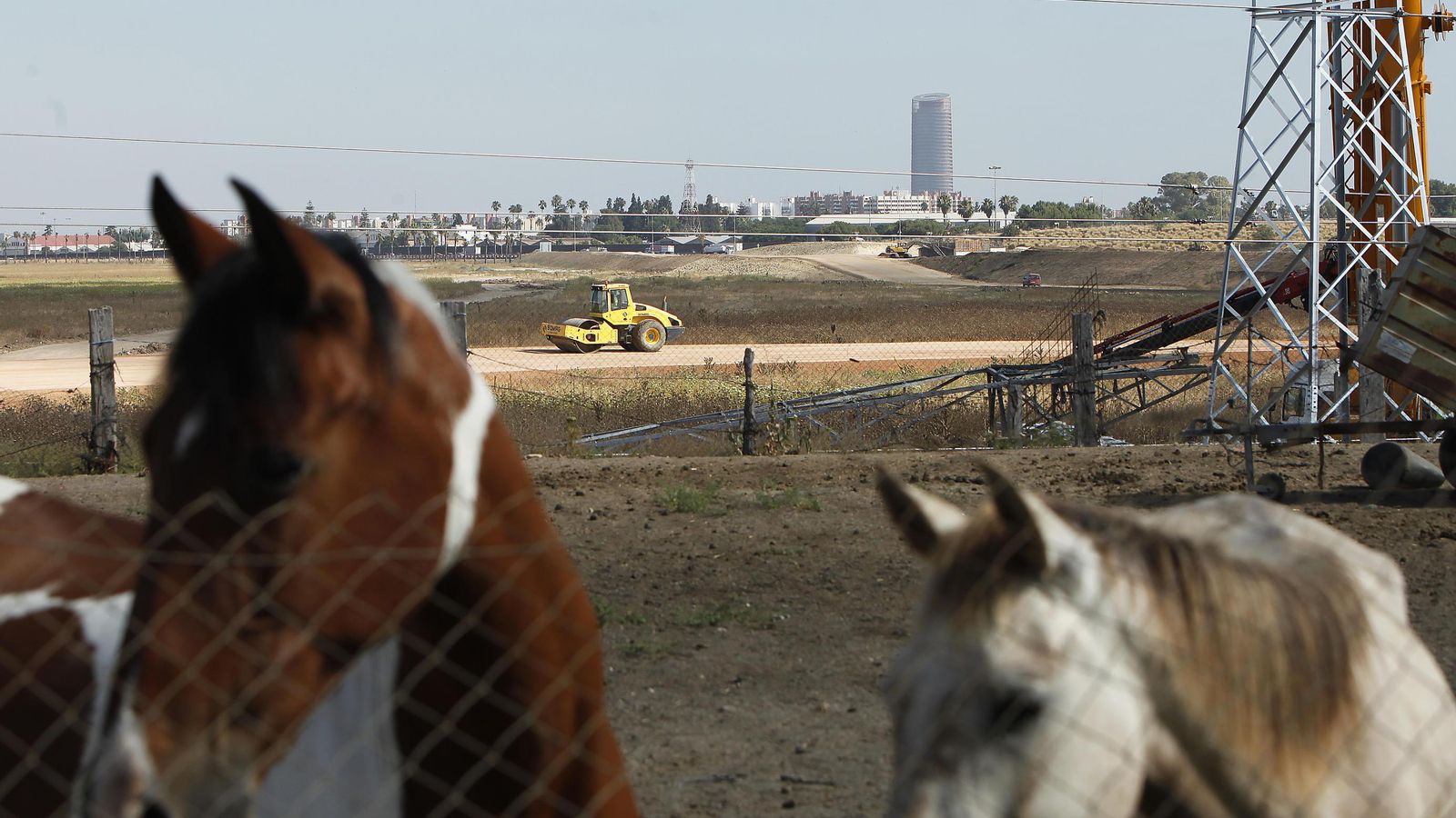 ACCESO DIRECTO A LOS COCHEROS.  Los cocheros de caballos, camiones de Lipasam y de Emasesa tendrán un vial directo de paso a sus instalaciones de Tablada para no obstruir la carretera de la esclusa.