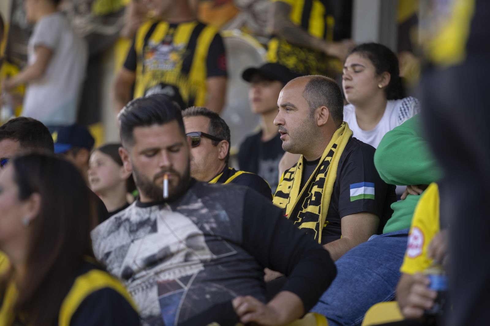 Imágenes del partido entre el San Roque de Lepe y el Atlético Sanluqueño