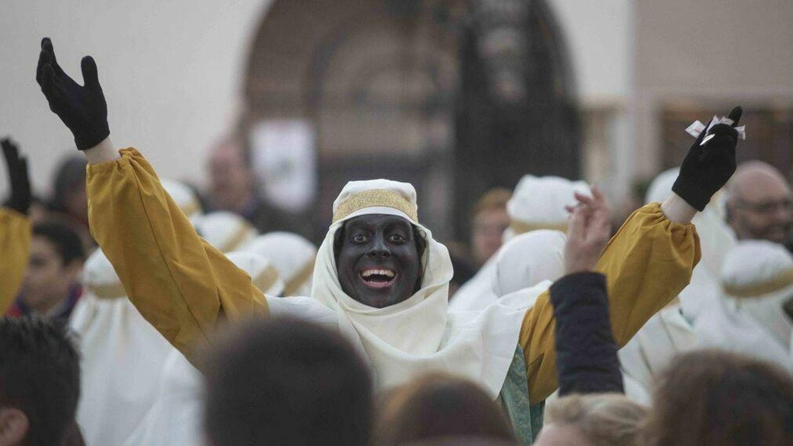 Beduino de la Cabalgata de Reyes de Sevilla.