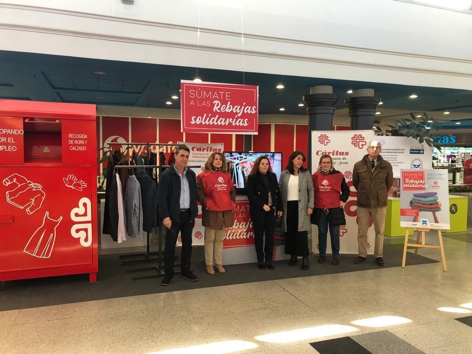 Una imagen de la campaña  llevada a cabo en el centro comercial El Paseo.
