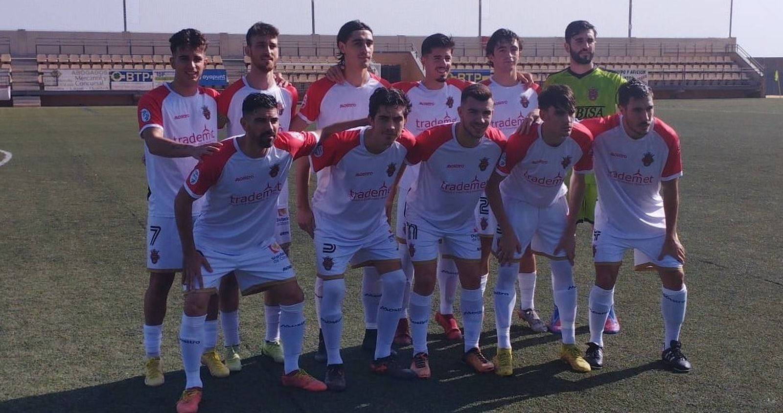 Formación inicial del Atlético Espeleño en Ayamonte.