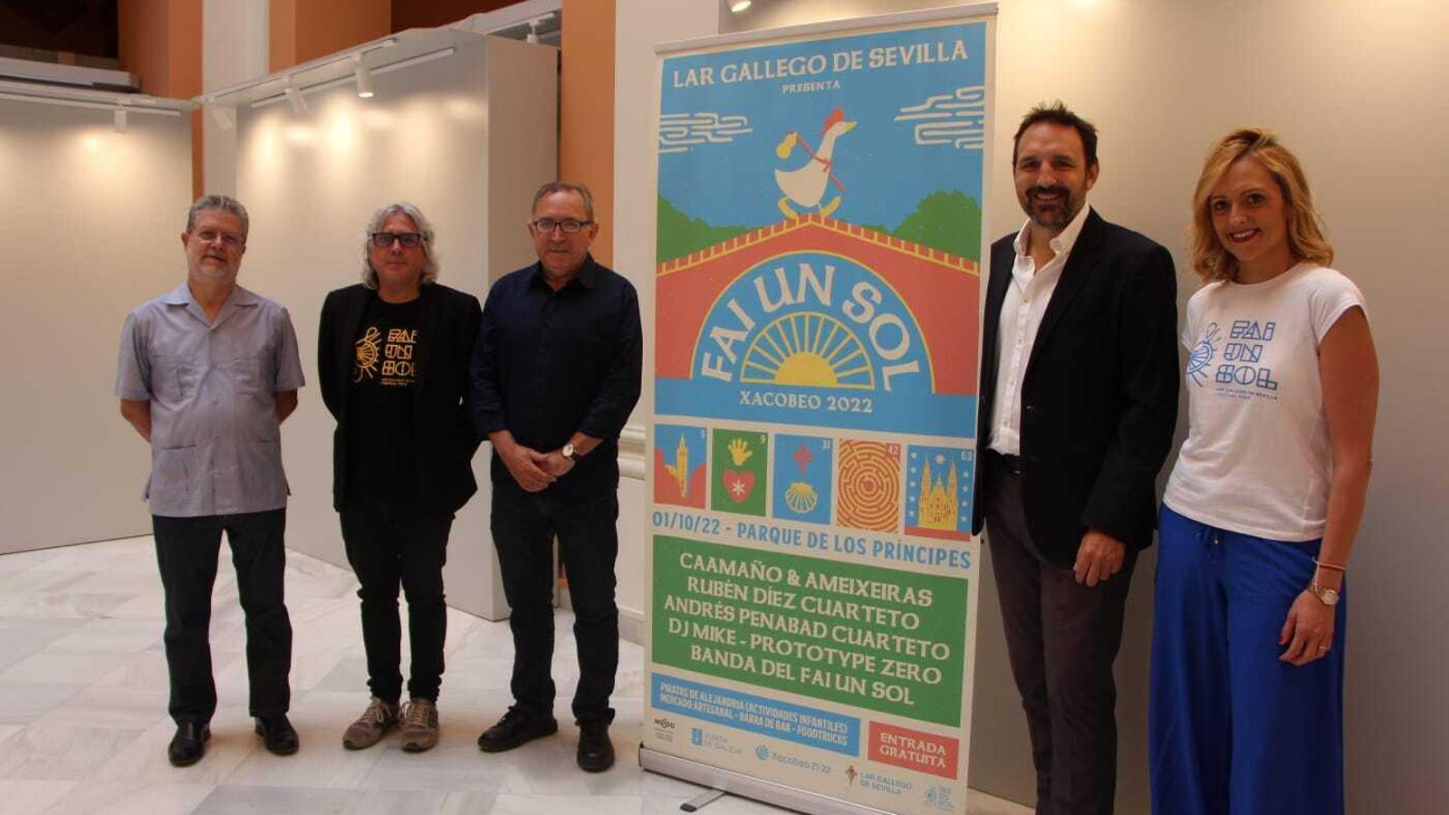 Presentación de Fai un Sol en el Ayuntamiento de Sevilla.