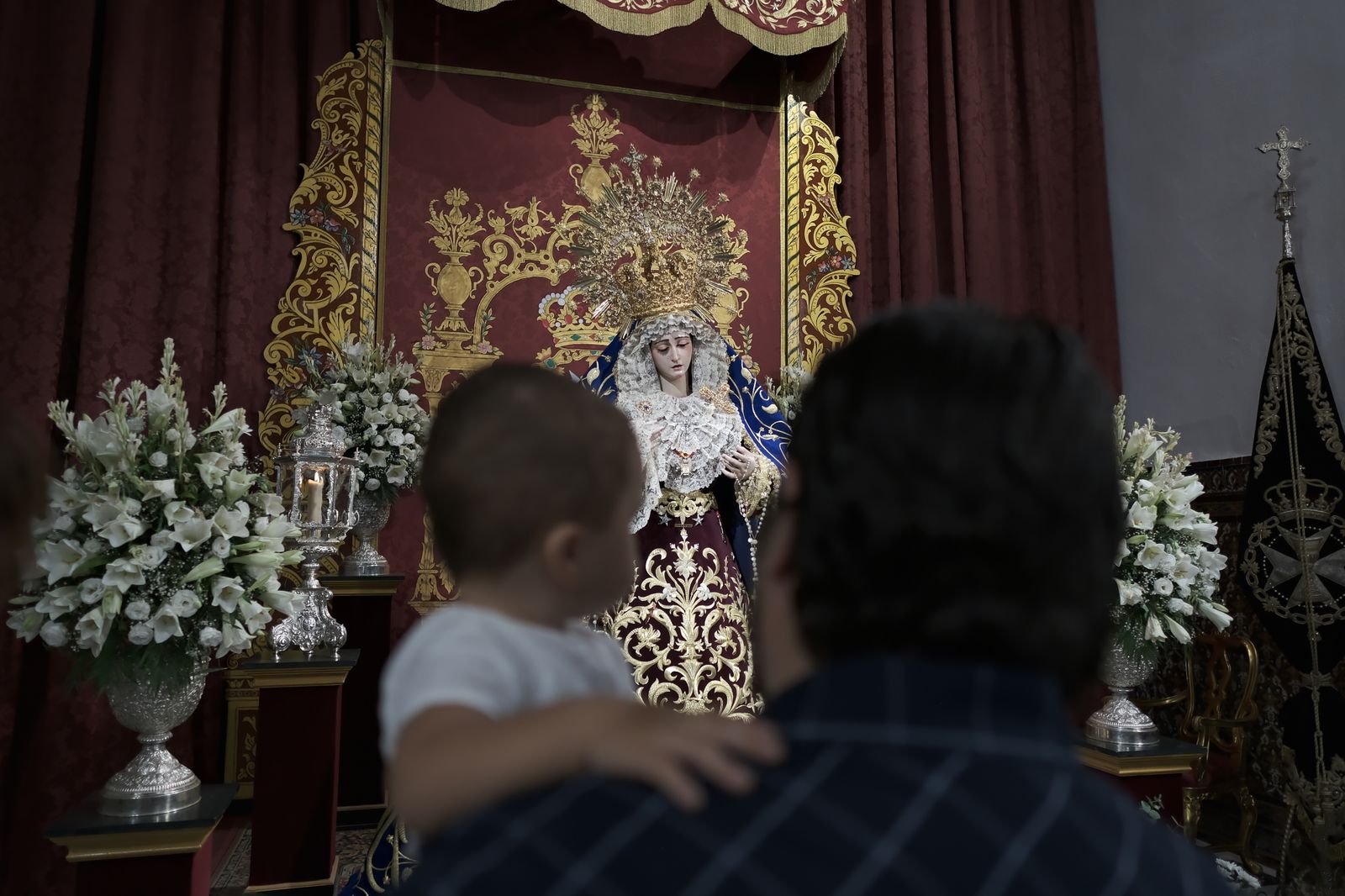Las imágenes de la veneración a la Virgen del Rosario de Montesión