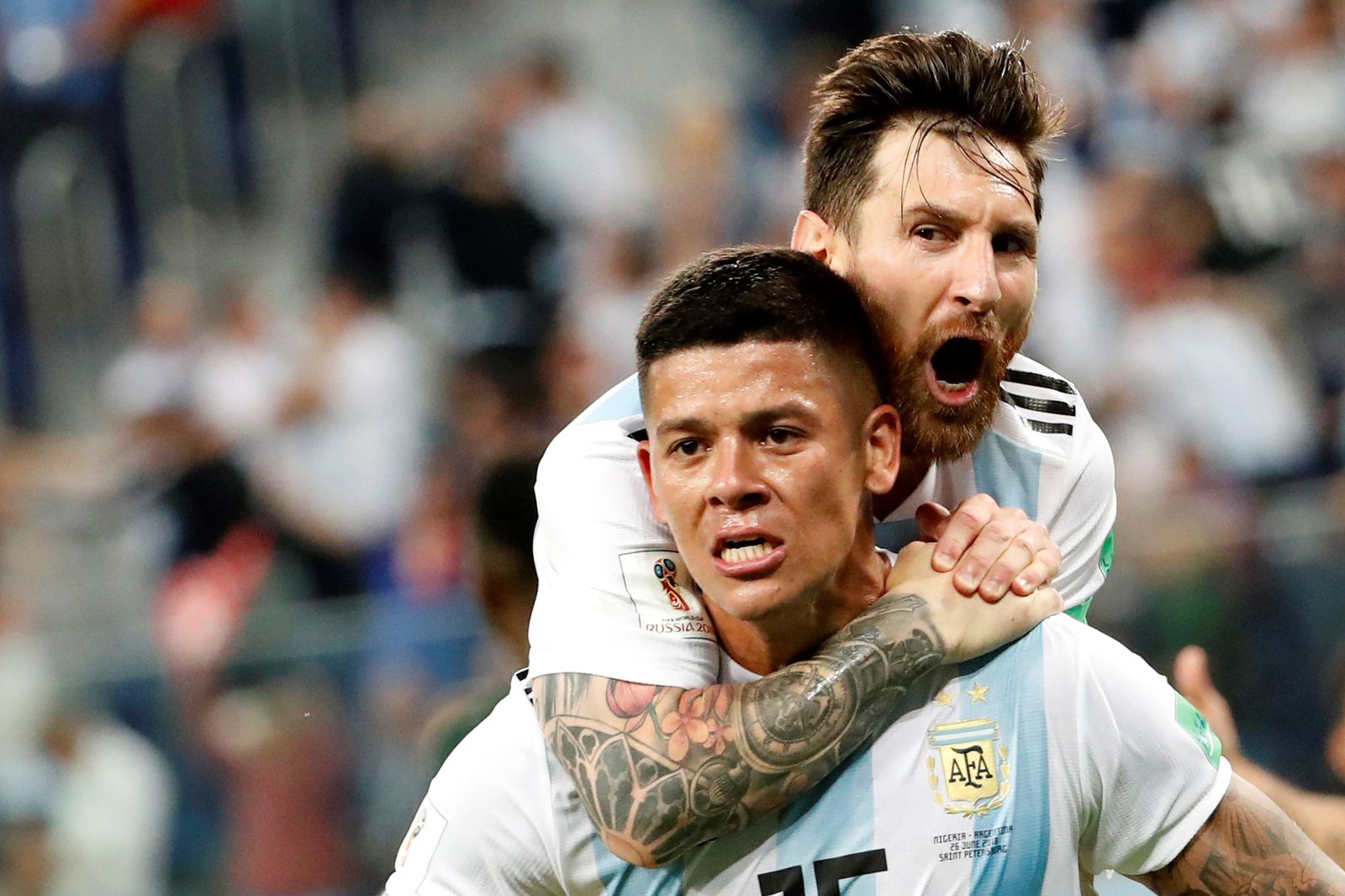 Las imágenes del Nigeria-Argentina