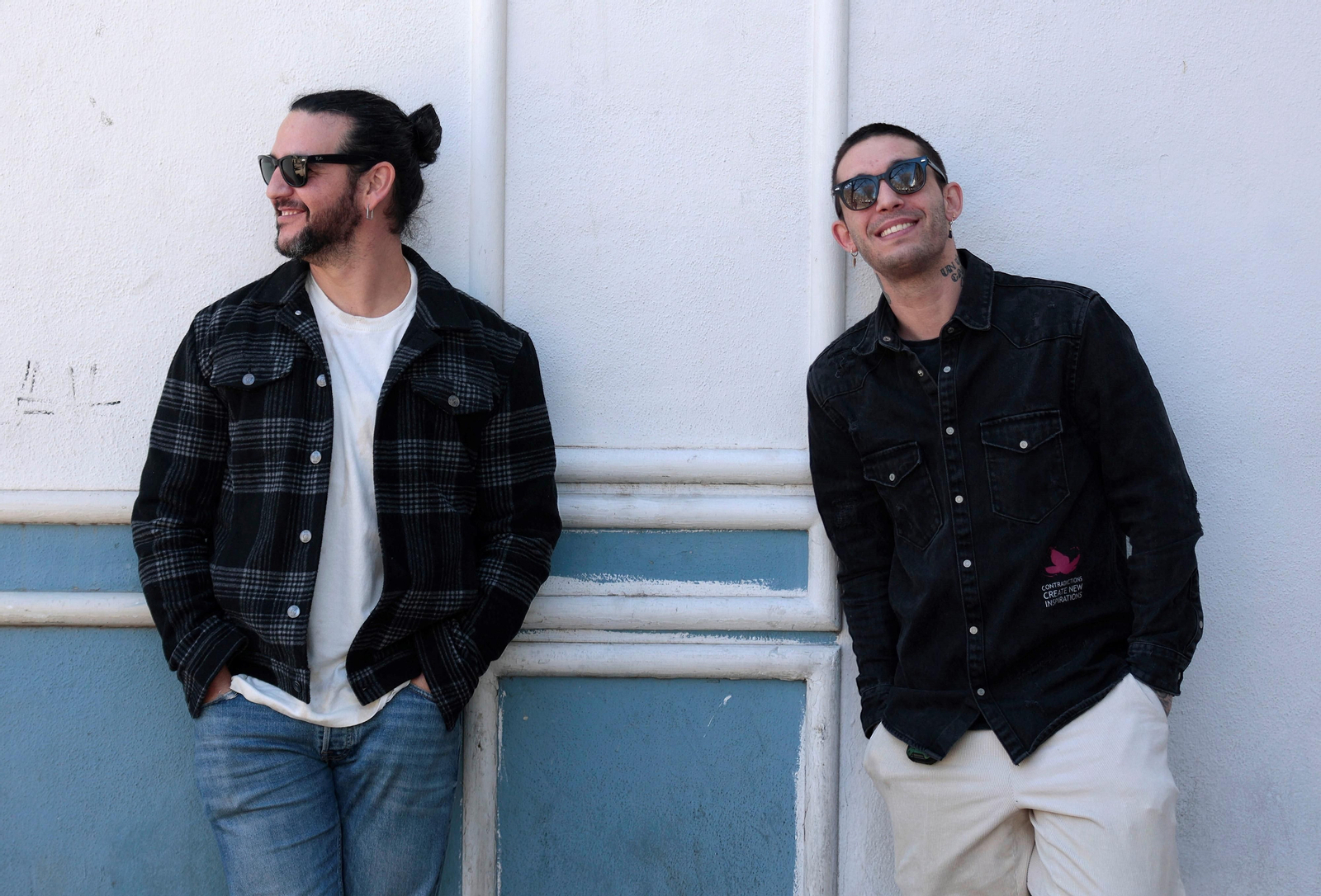 Fran Perea y Víctor Elías, fotografiados hace unos días en una visita a Sevilla.