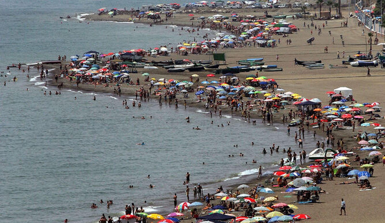 La playa de la Cala del Moral, en una imagen de archivo.