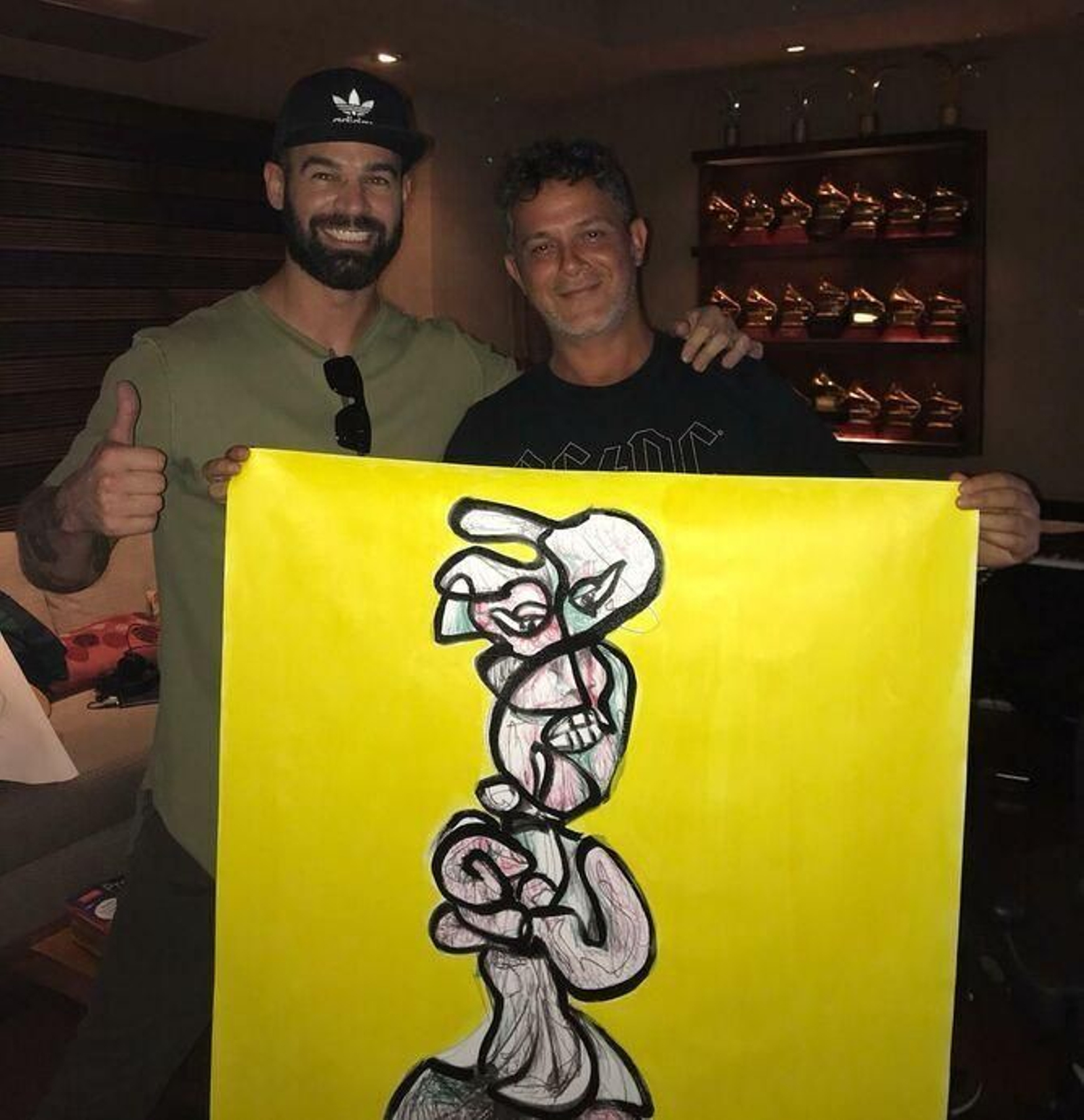 Rodrigo junta a Alejandro Sanz.