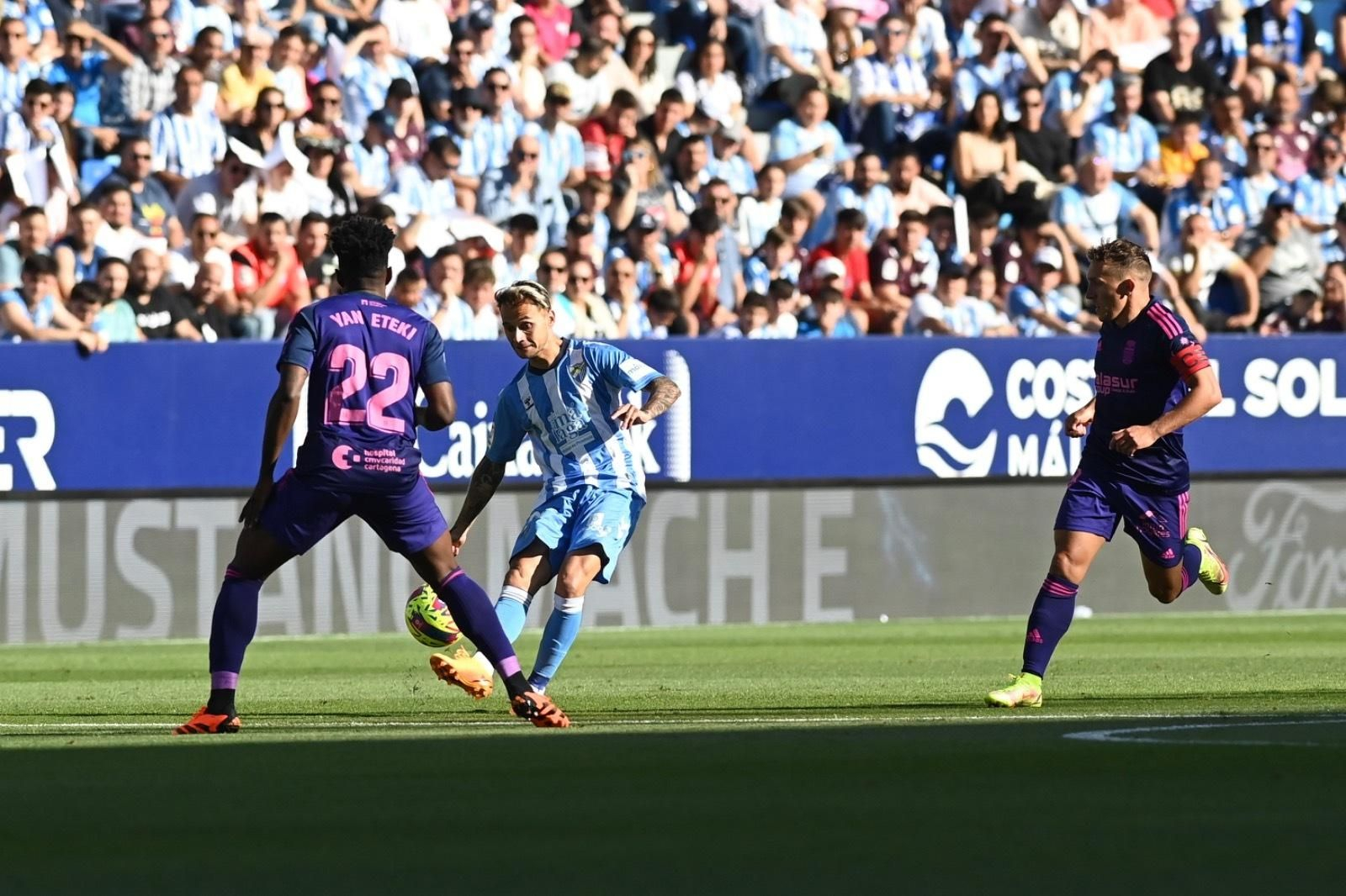 El Málaga - Cartagena, en fotos