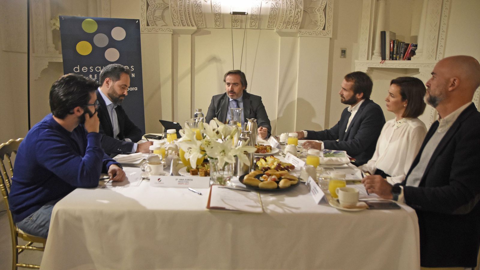 Un momento del debate.