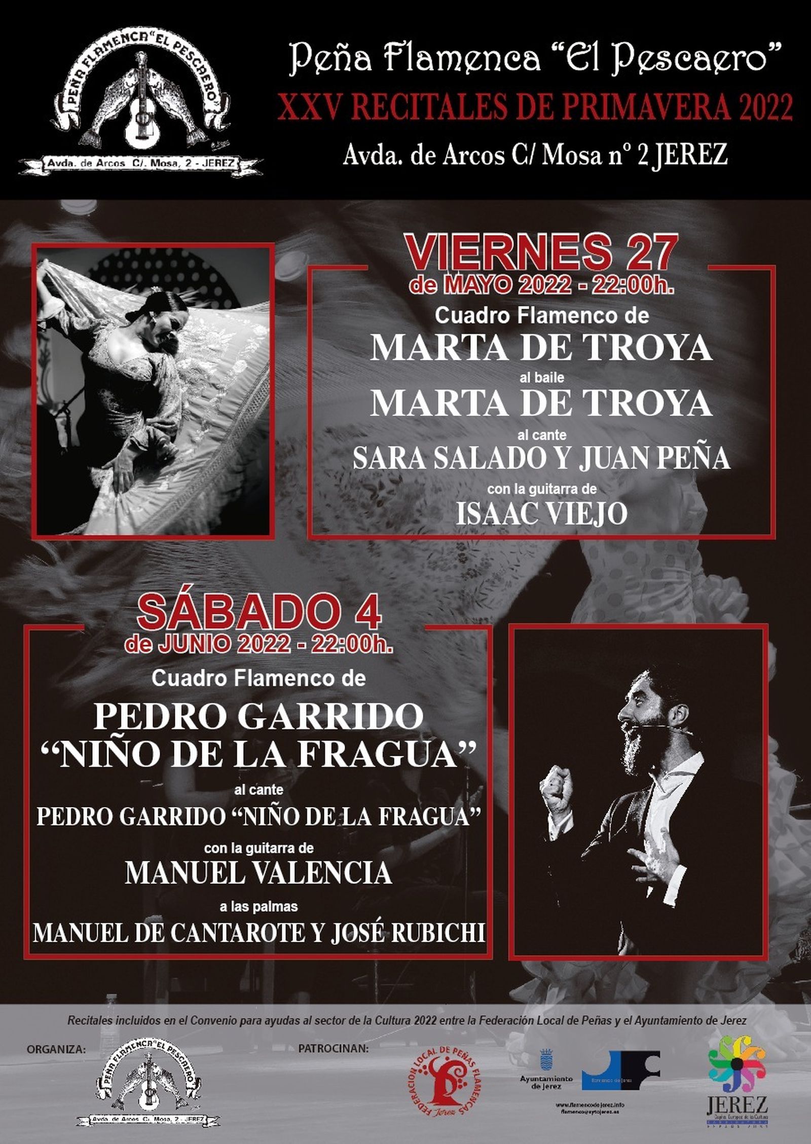 Cartel anunciador del ciclo de la Peña El Pescaero.