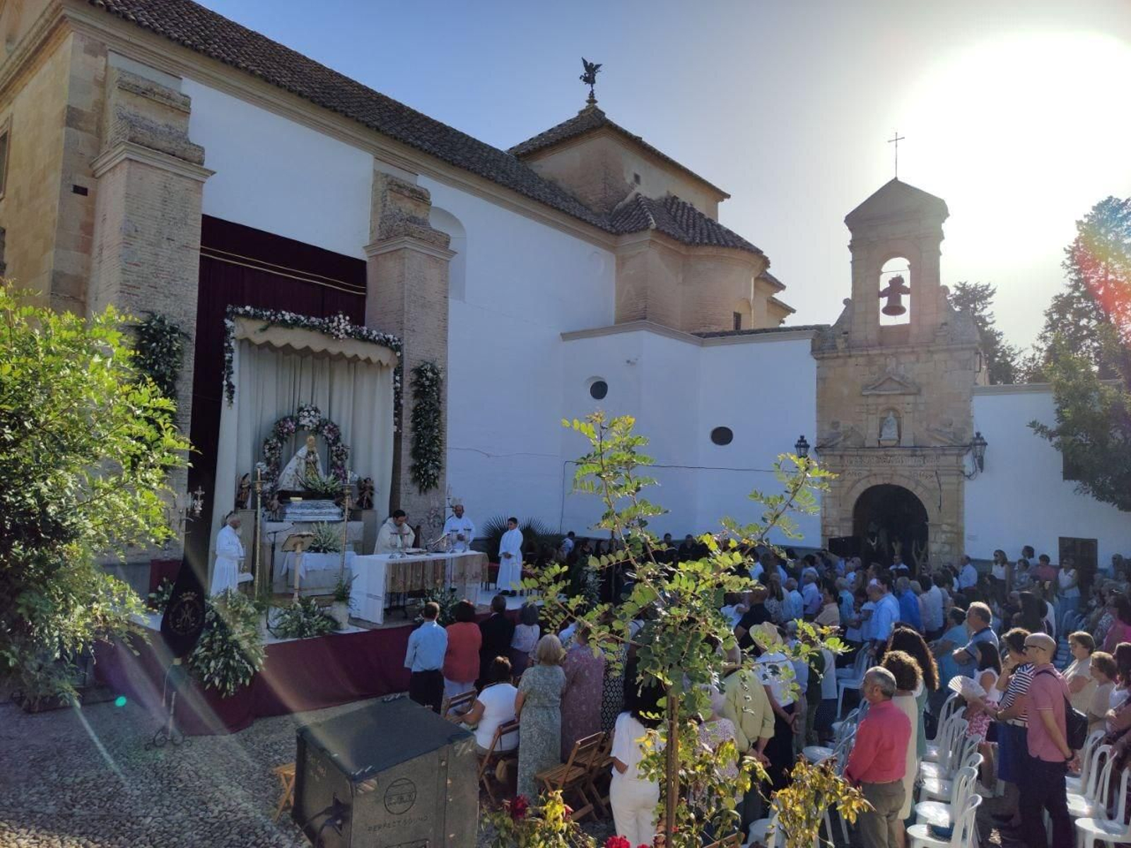 Santaella celebra el 450 aniversario de la primera salida procesional de la Virgen del Valle, en fotografías
