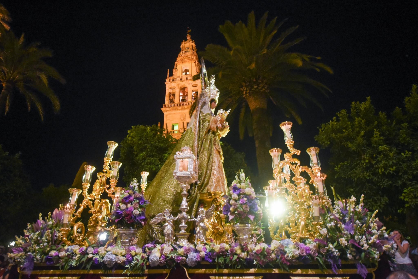 La procesión de la Virgen de los Ángeles de Córdoba, en imágenes
