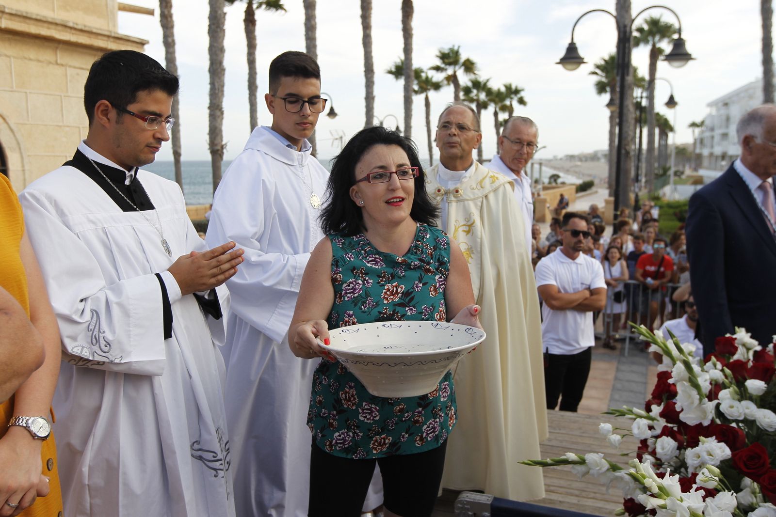 Fotogalería cucaña y procesión Fiestas Santa Ana Roquetas de Mar
