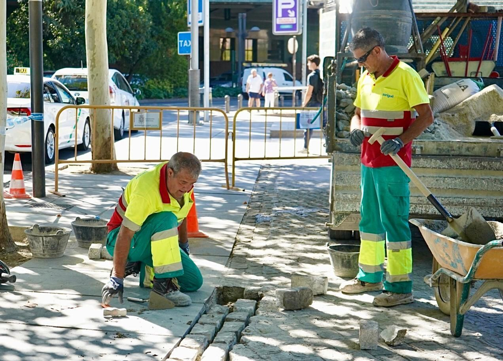 Así se transforma el Palacio de Congresos y el entorno para la Cumbre Europea
