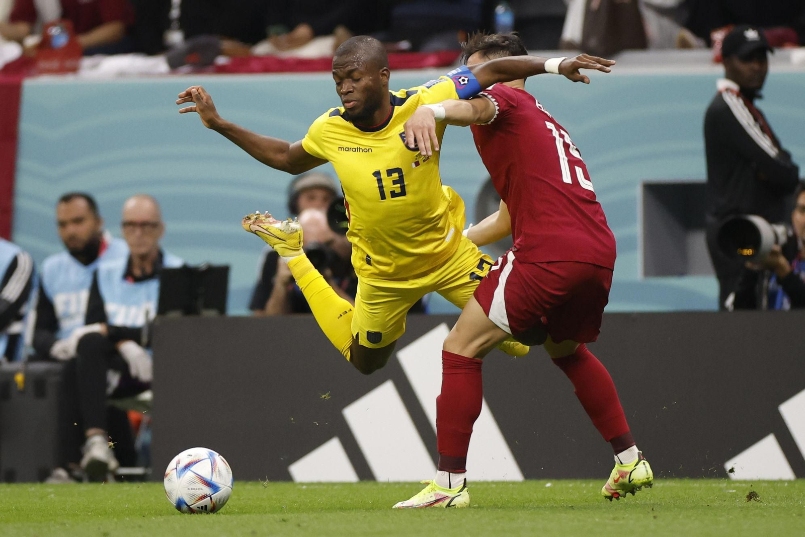 Las imágenes del Qatar - Ecuador, partido inaugural del Mundial 2022