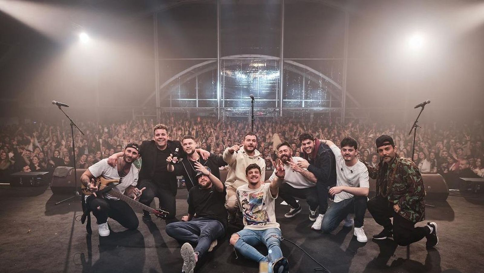El Duende Callejero durante uno de sus conciertos.