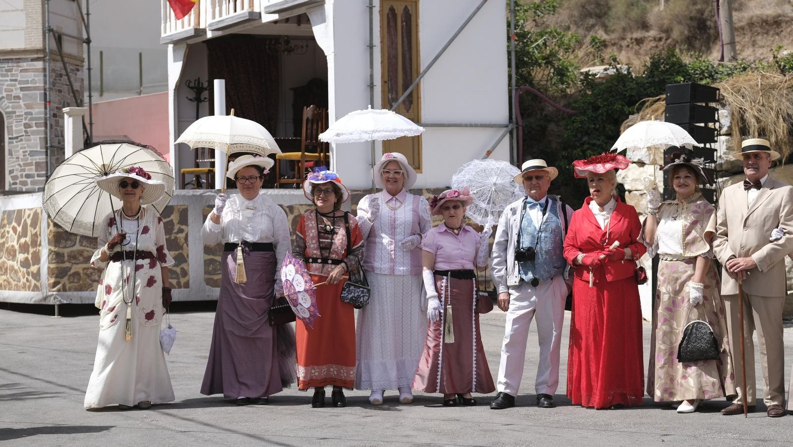 Imágenes de la recreación histórica Canteros y Caciques, en Macael