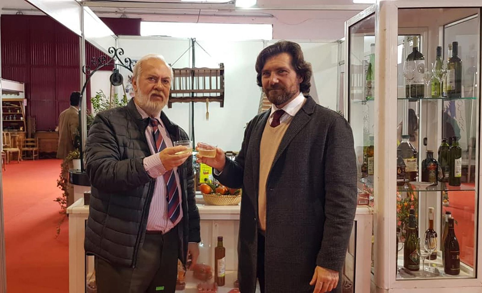 El presidente y el secretario DOP Condado de Huelva