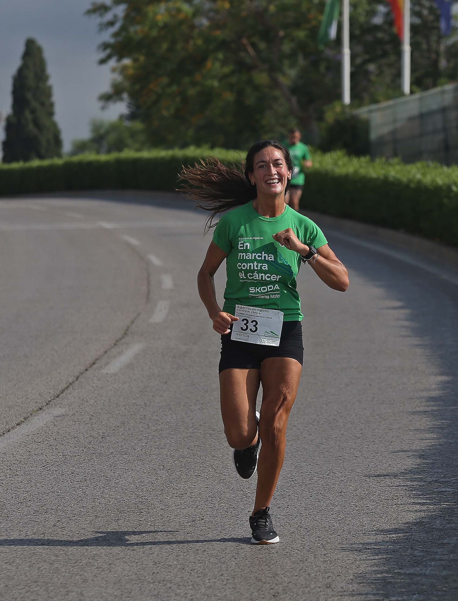 La II Carrera en marcha contra el cáncer celebrada en Algeciras, en imágenes.