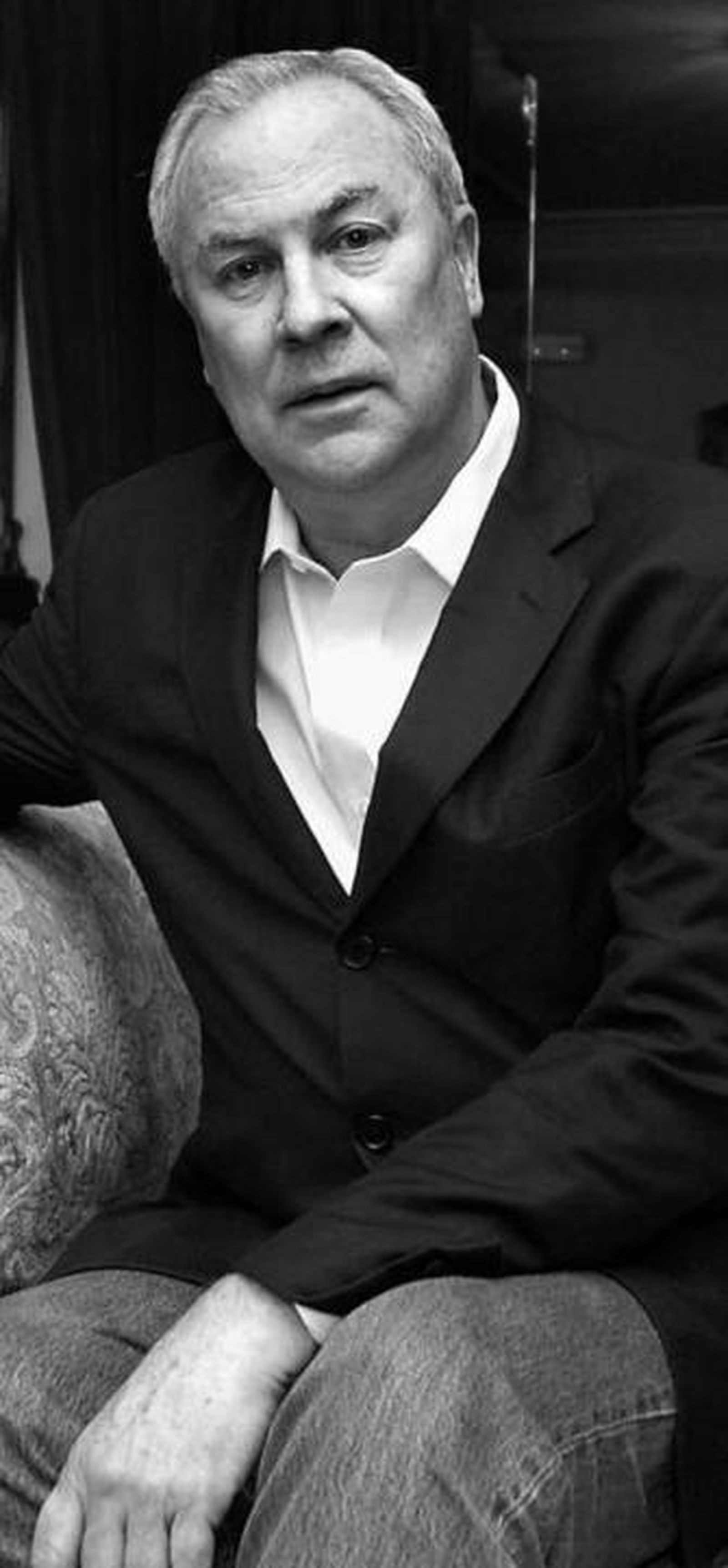 El director teatral Robert Wilson, ayer, en el Lope de Vega.