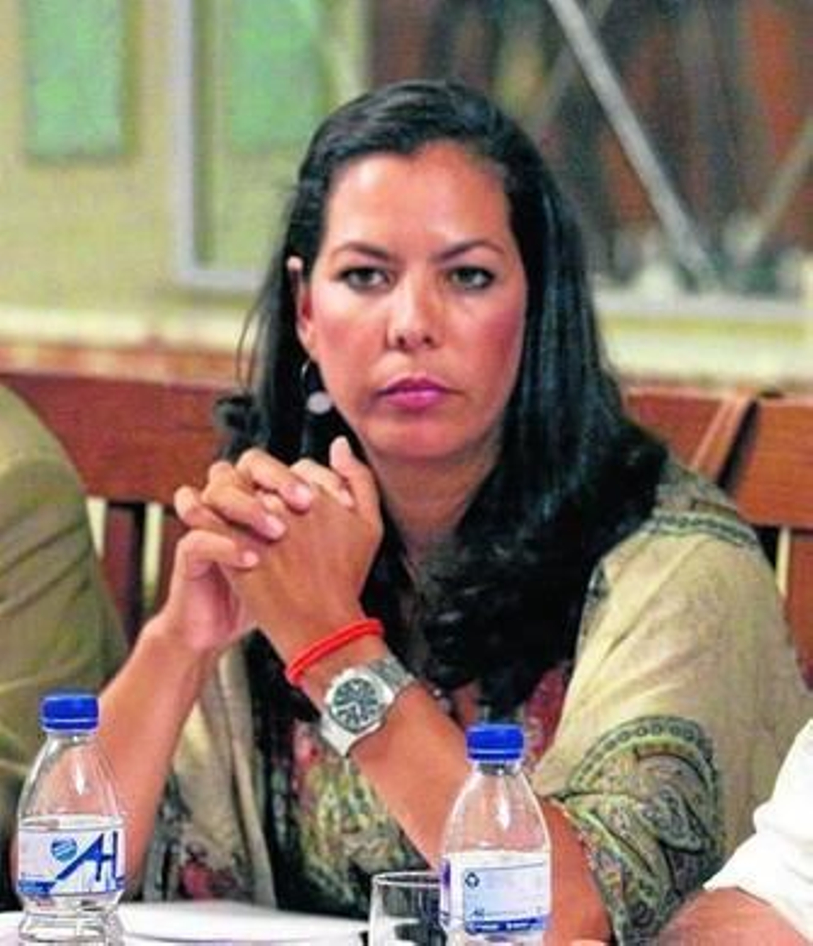 María Martín, durante un pleno del Ayuntamiento.
