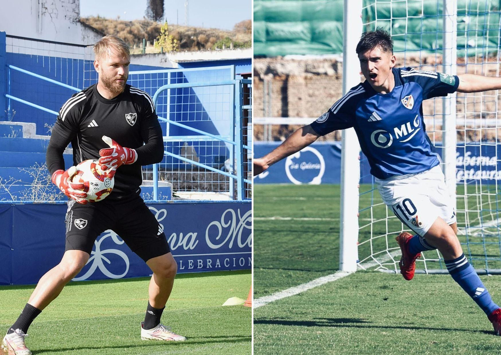 Ernestas Juskevicius e Isra Cano, durante la temporada 2024-25.