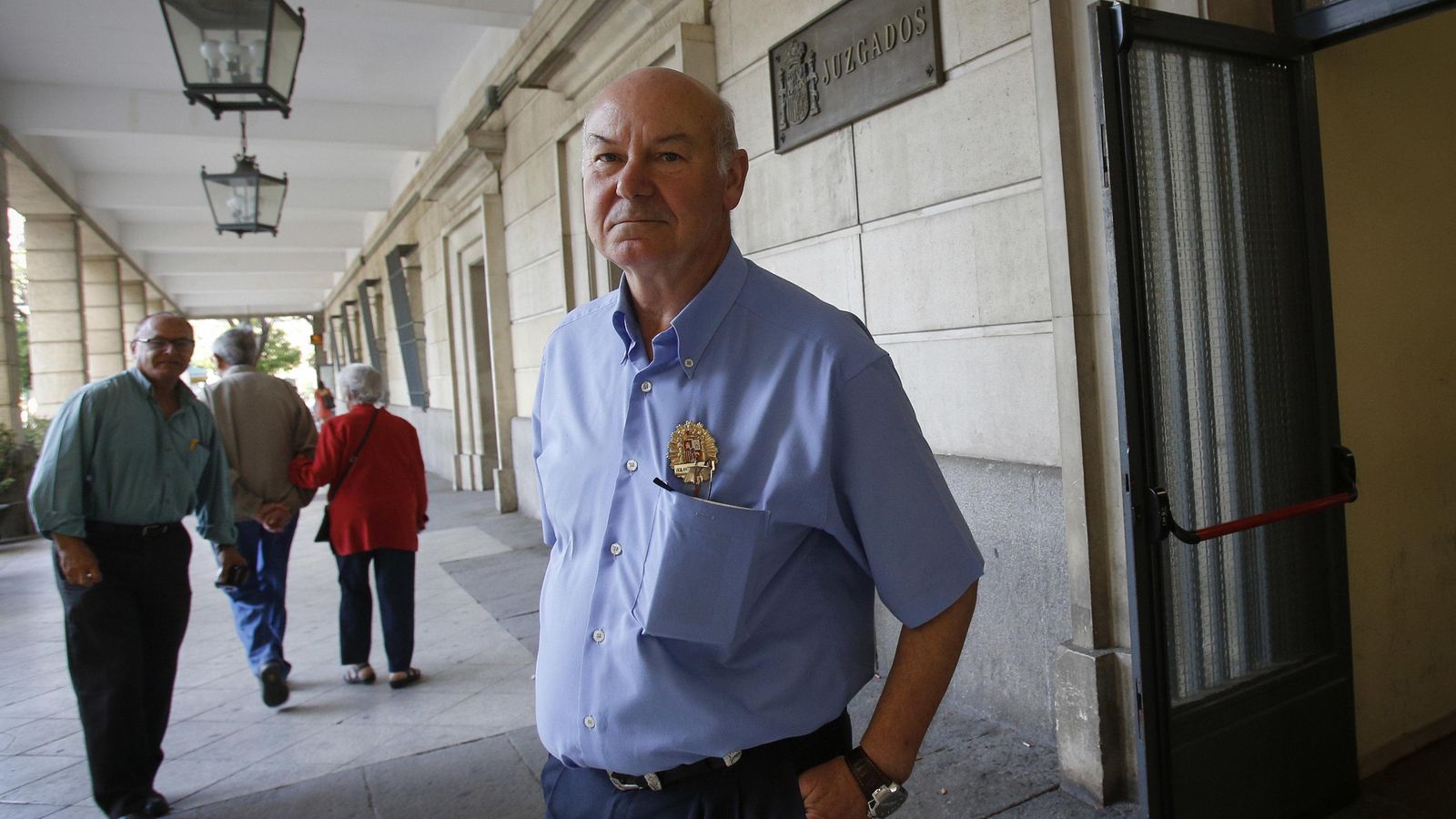 El vigilante José Medina García, que acaba de jubilarse.