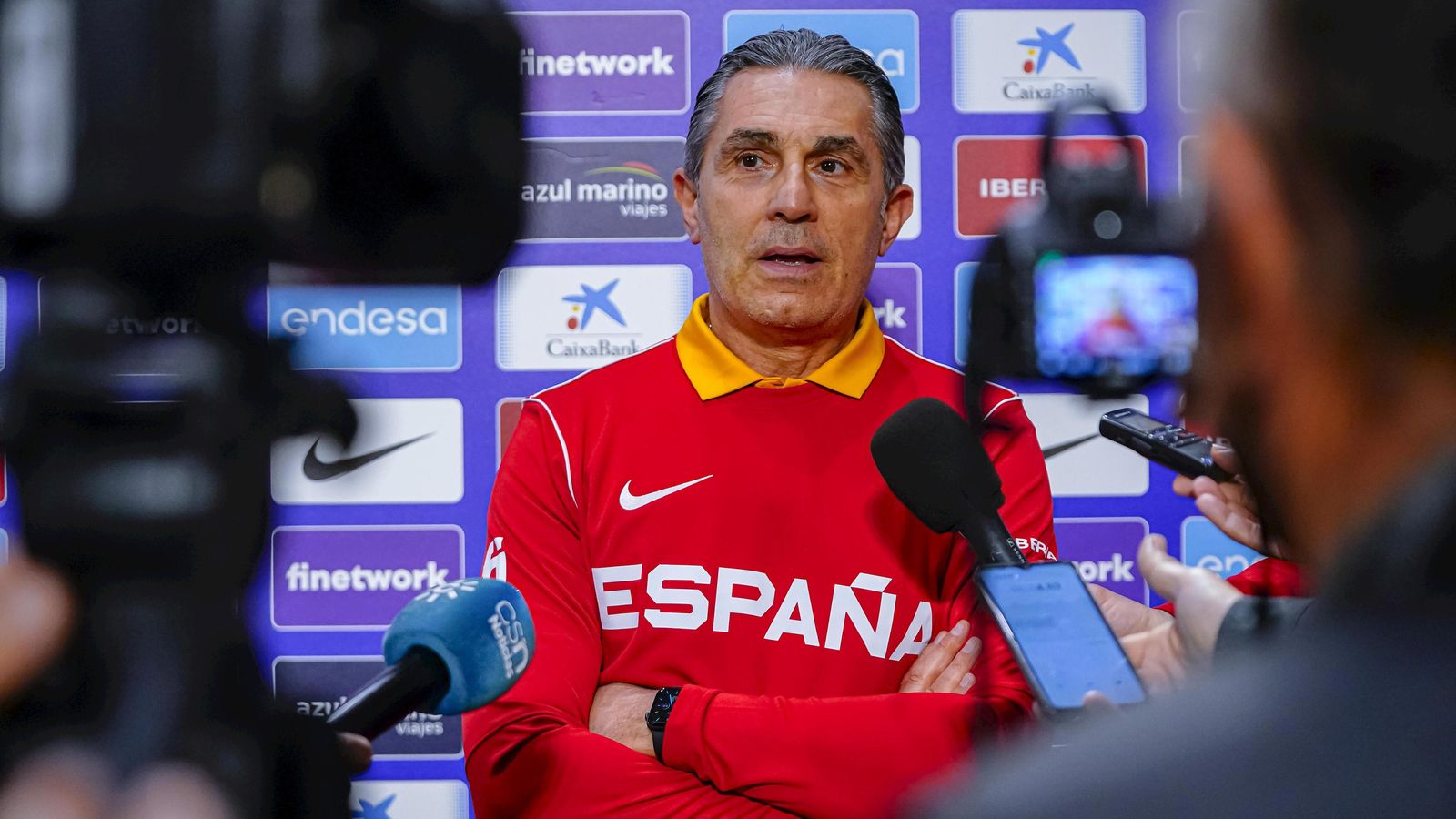 Alberto Díaz, Jonathan Barreiro, Francis Alonso y Rubén Guerrero, con España