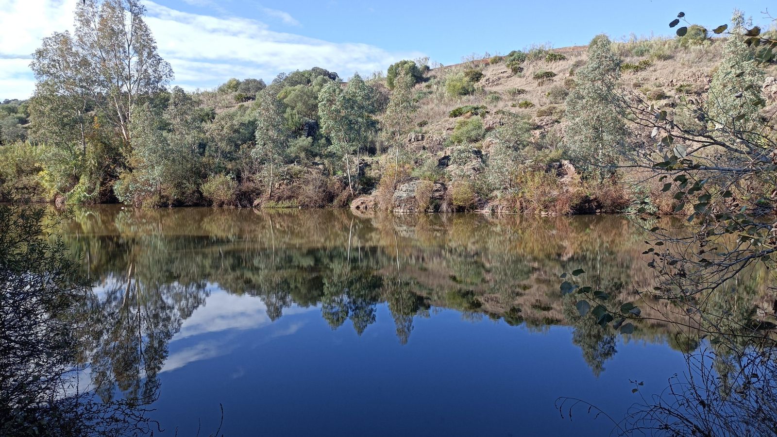 El río Viar desde su orilla. El río Viar desde su orilla.