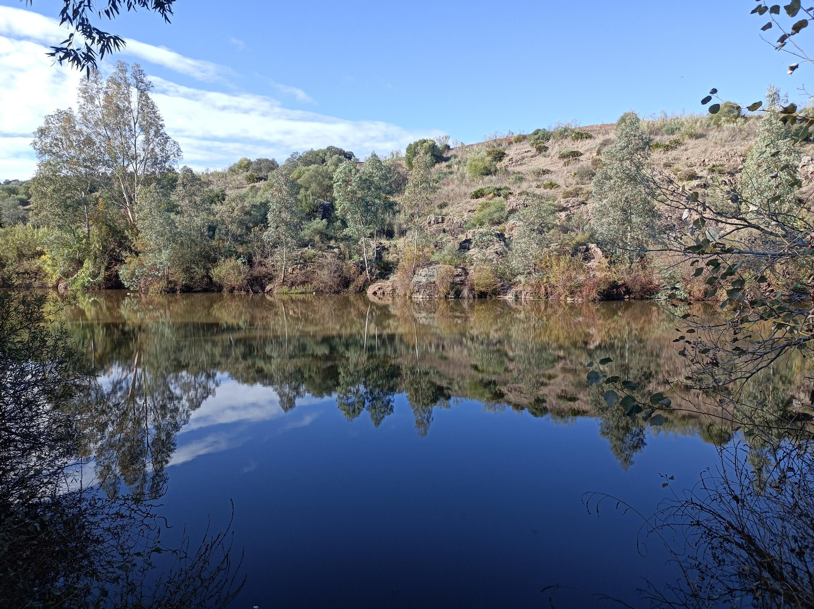 El río Viar desde su orilla. El río Viar desde su orilla.