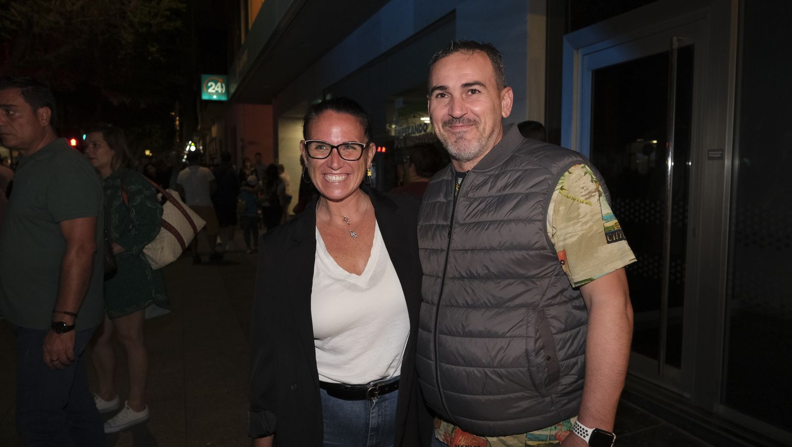 Las imágenes de la Noche en Negro en Almería, Halloween.