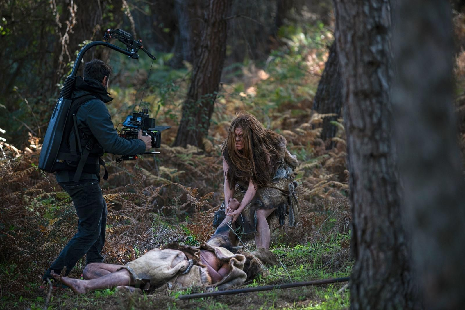 Una escena del documental que se está rondando en Doñana