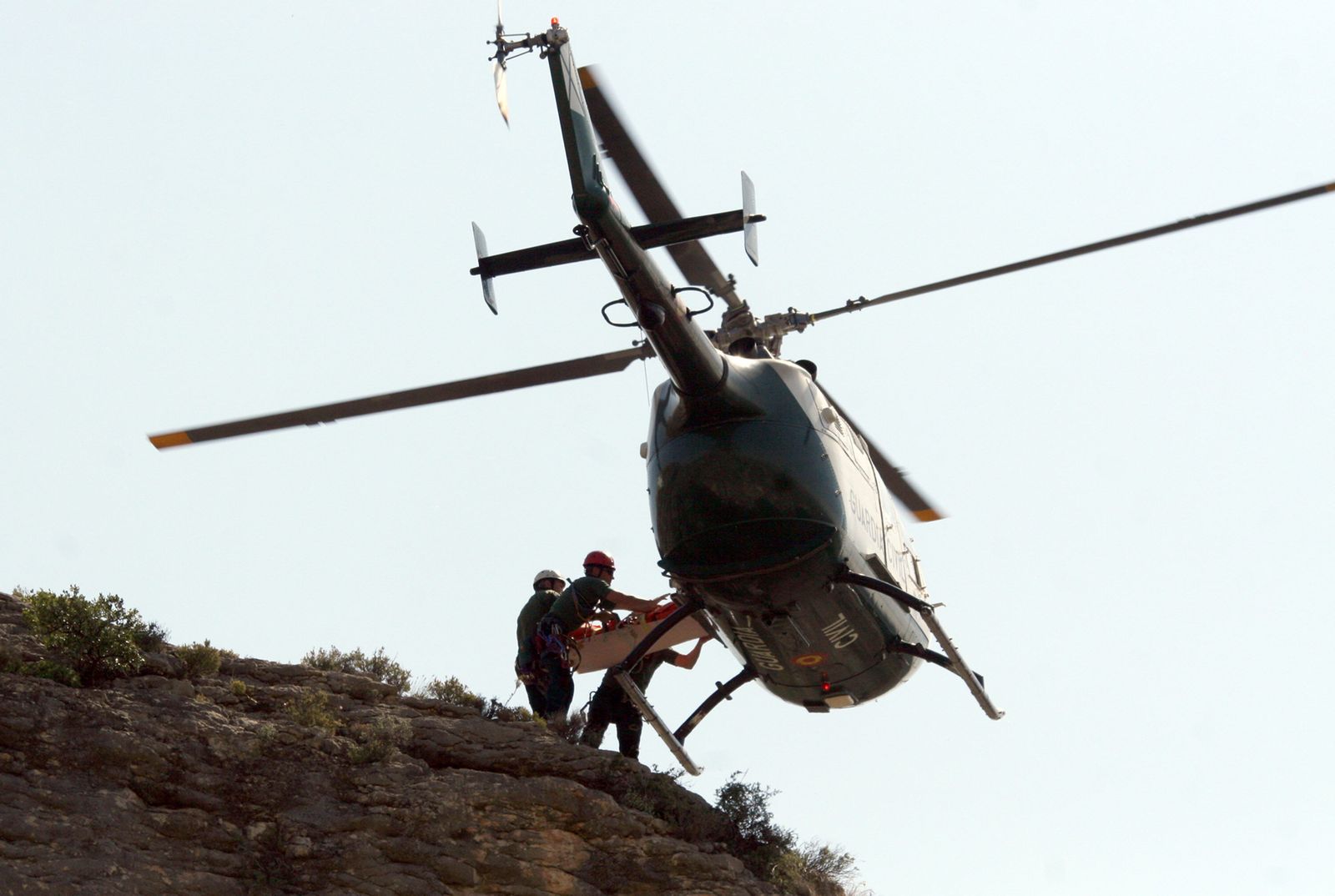 Imagen de archivo de un helicóptero de rescate de ña Guardia Civil