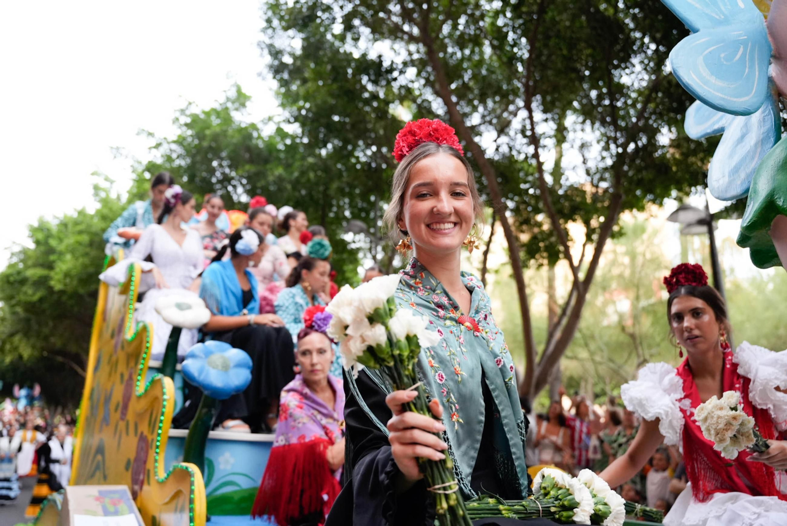 Así se ha vivido la Batalla de Flores en la Feria de Almería