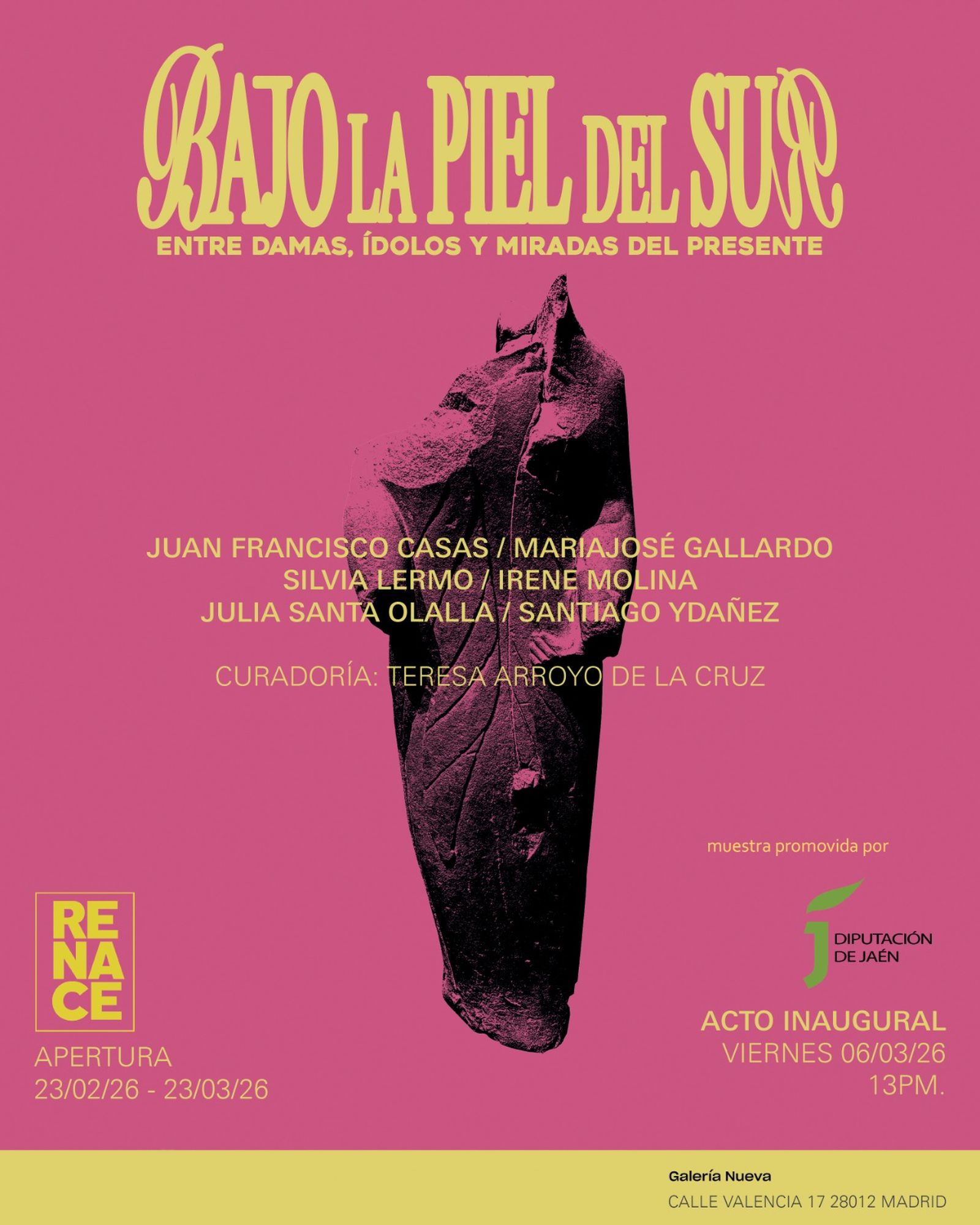 La Diputación Provincial de Jaén junto a la galería baezana propician esta exposición que tiene a la cultura íbera como protagonista.