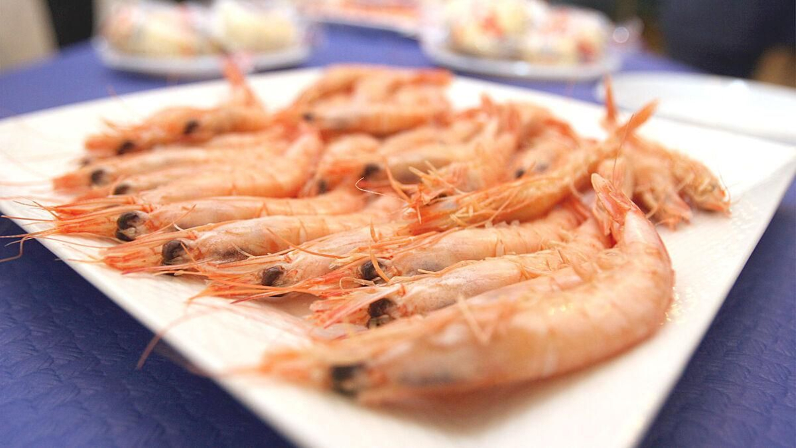 Gambas cocidas Gambas cocidas