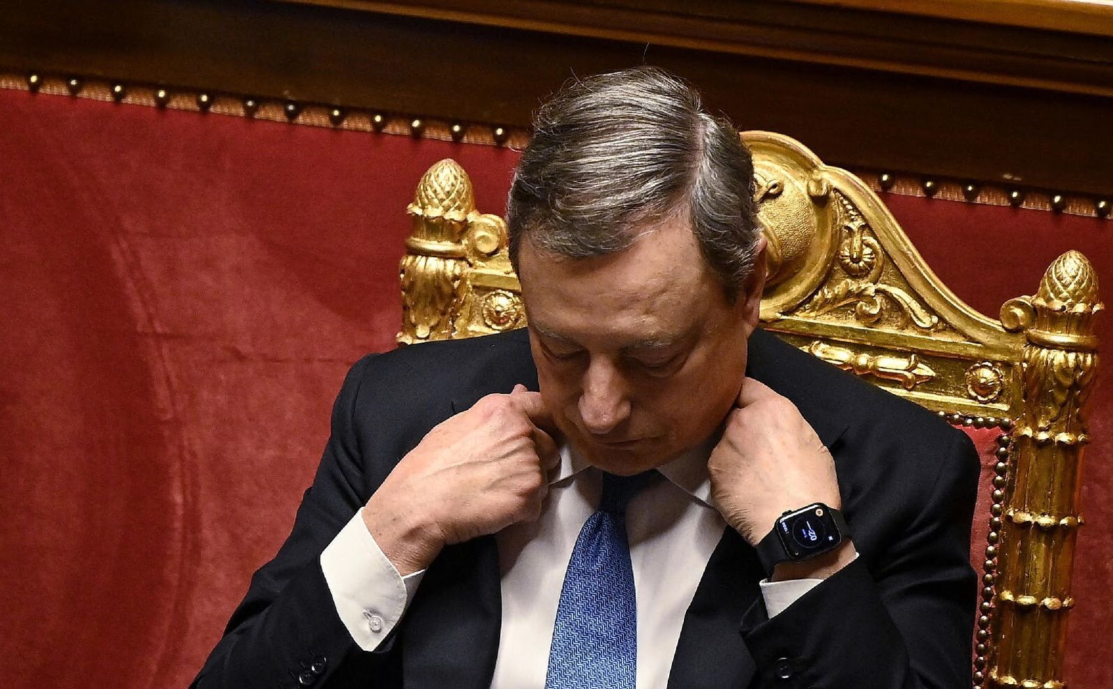 Mario Draghi, primer ministro de Italia.