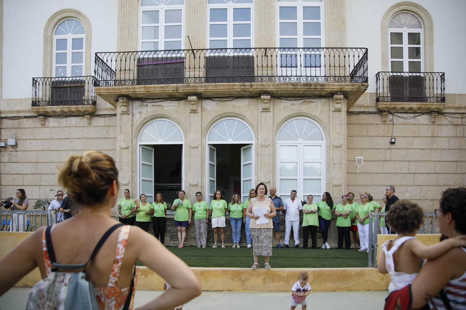 Las imágenes del regreso a las aulas de los más pequeños de Almería