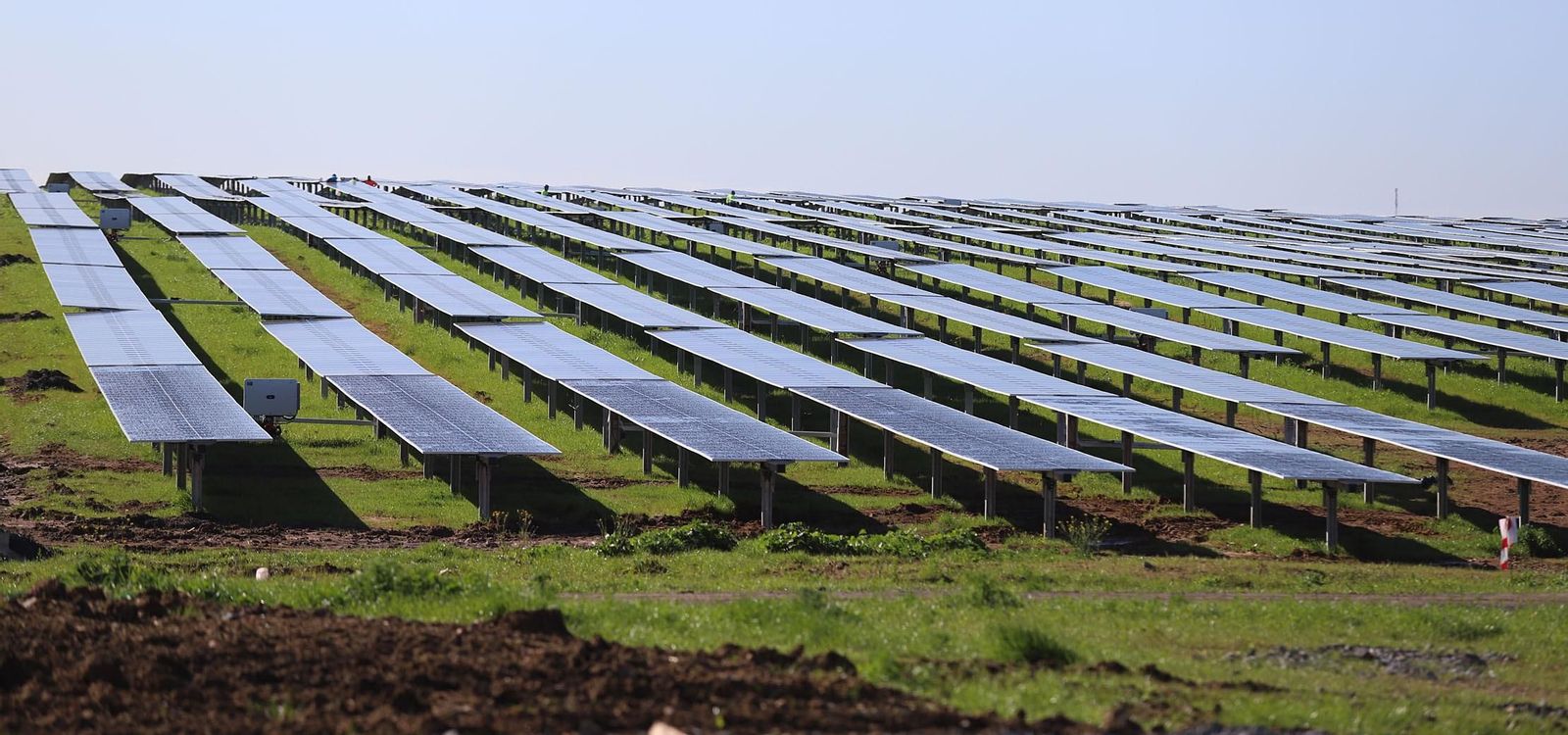 Imagen de una planta solar fotovoltaica