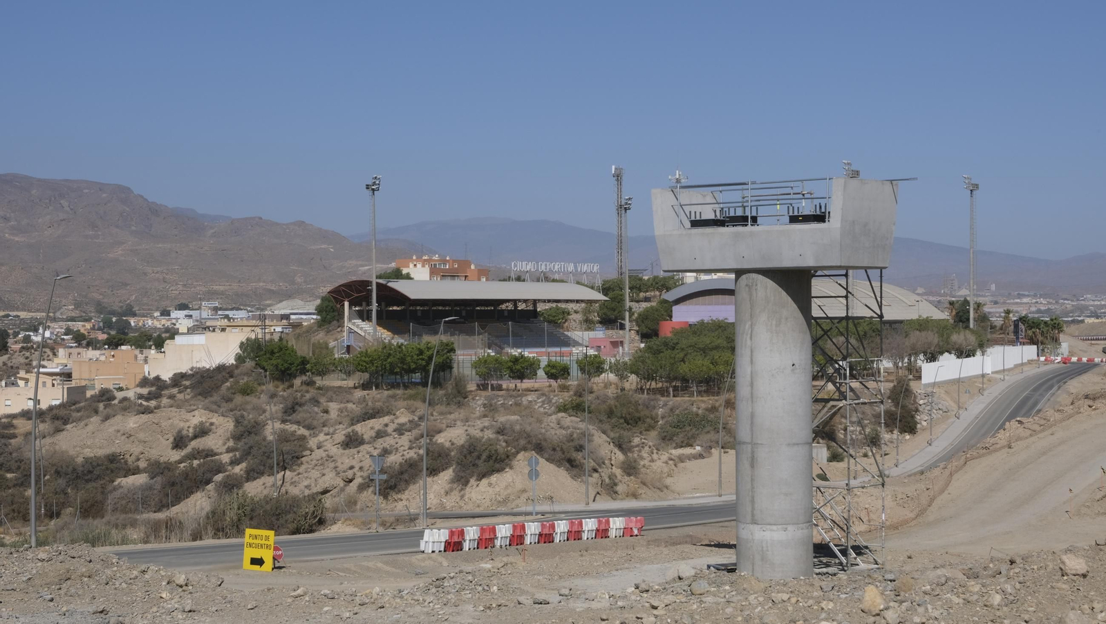 Las obras del nuevo enlace de Viator, en imágenes