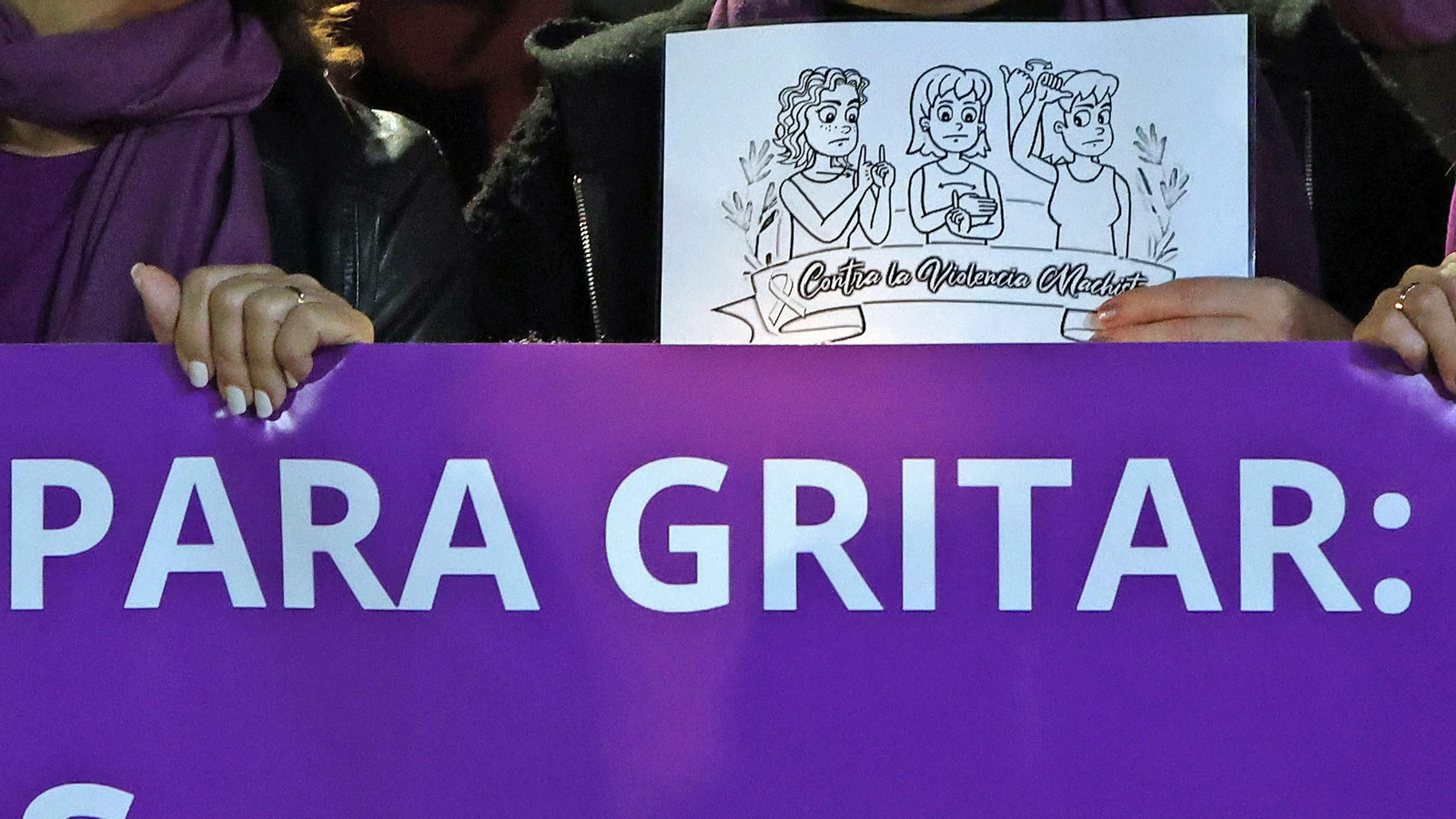 Una manifestación contra la violencia de género