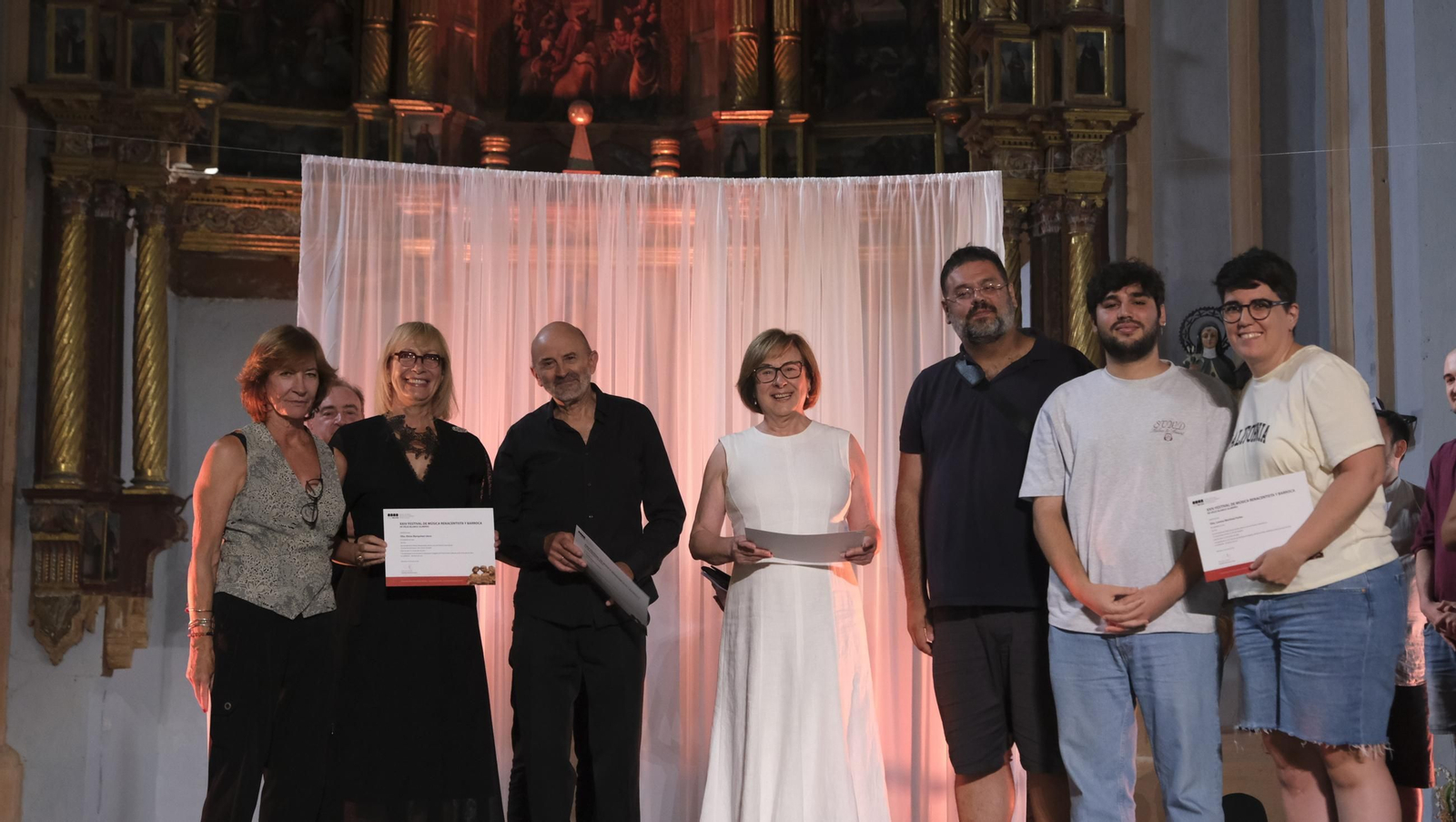 Entrega de diplomas a los alumnos de la Academia Musical del Festival de Vélez Blanco