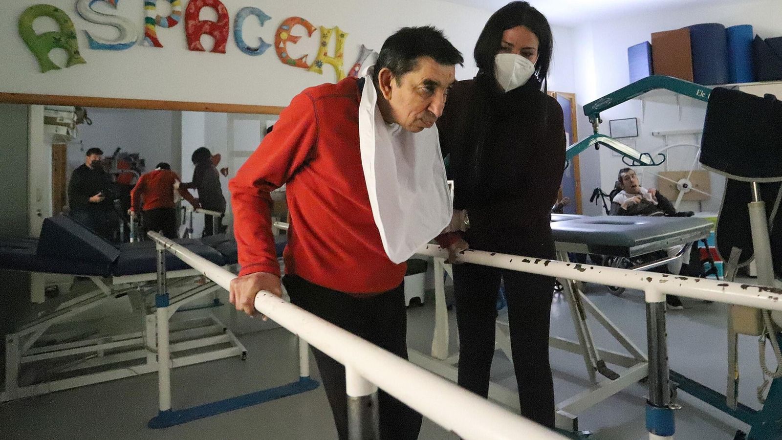 Aspacehu rehabilita en su centro de día.