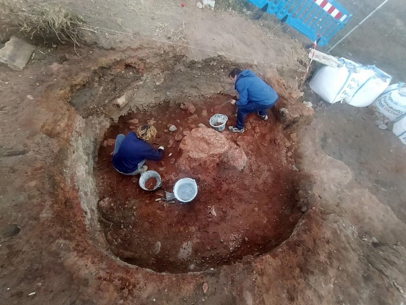 Los trabajos en el yacimiento de las Dunas, en Marbella Los trabajos en el yacimiento de las Dunas, en Marbella