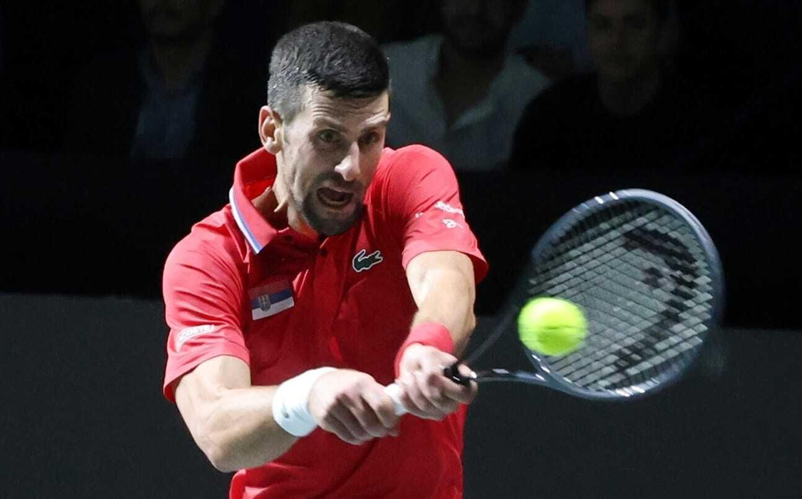 Copa Davis: El show de Djokovic en Málaga, en fotos